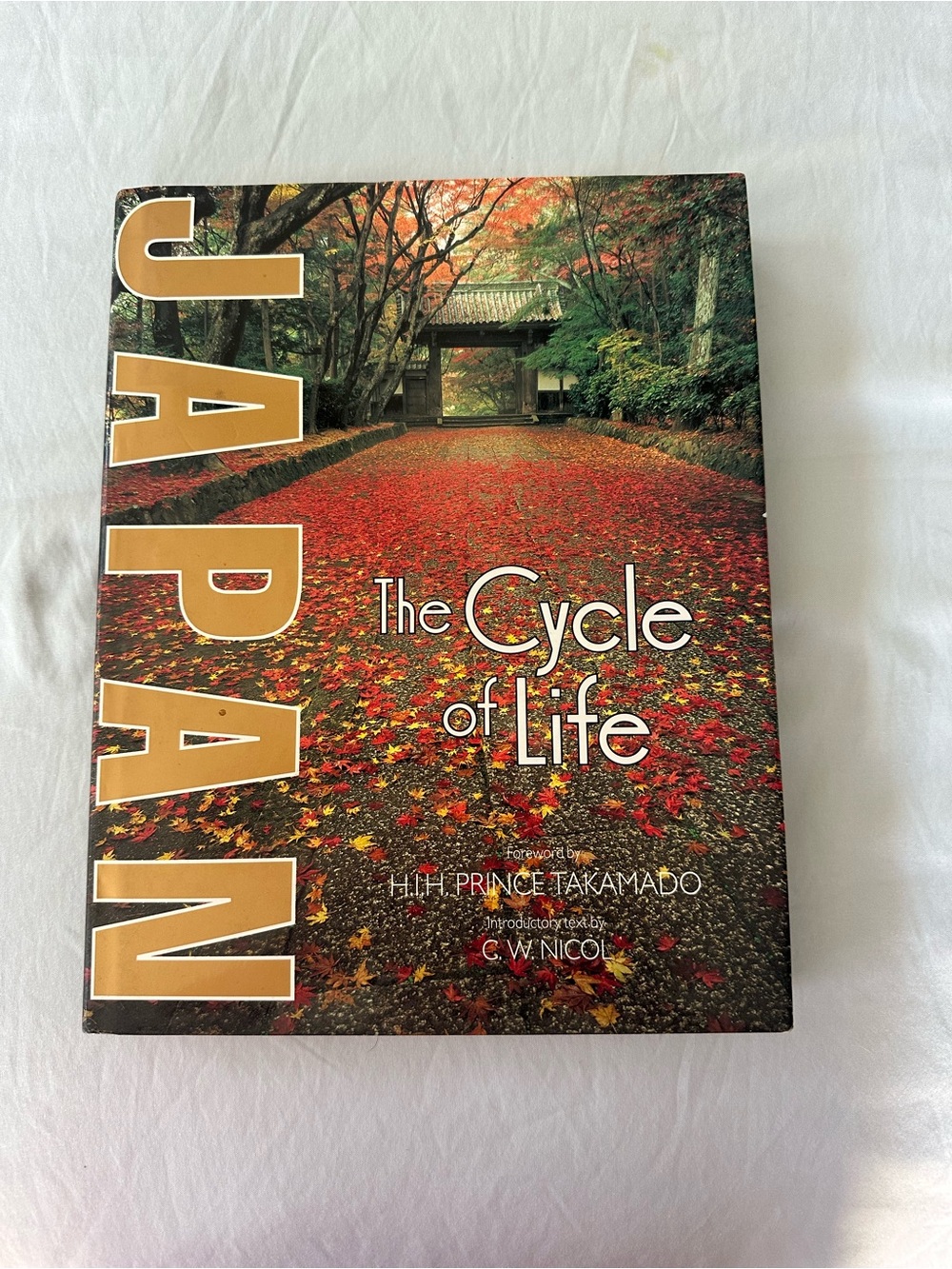 Japan: The Cycle of Life Coffee Table Book - Red & Green Cover